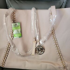Badgley Mischka Decorative Chain Tote Bag